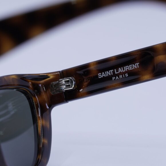 🕶️ New Saint Laurent SL676 003 Sunglasses - Dark Havana Frame, Grey Lenses - Picture 9 of 11